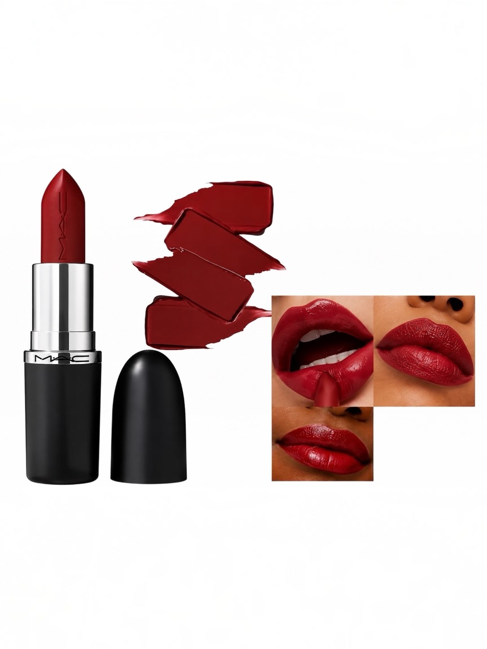 MAC Macximal Sleek Satin Lipstick 827 Dubonnet New No Box Full Size Authentic